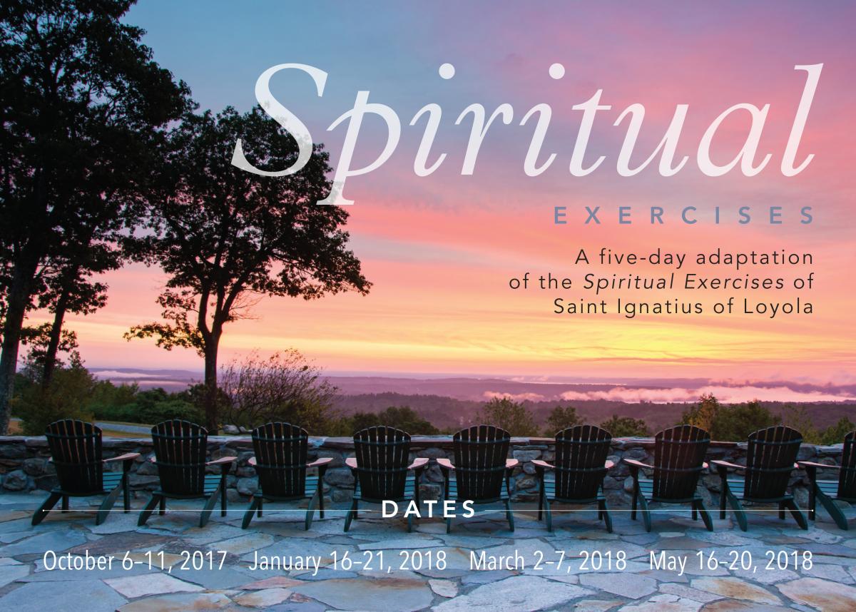 Spiritual Exercises: A five day adaptation of the Spiritual Exercises of Saint Ignatius of Loyola 2017 postcard example