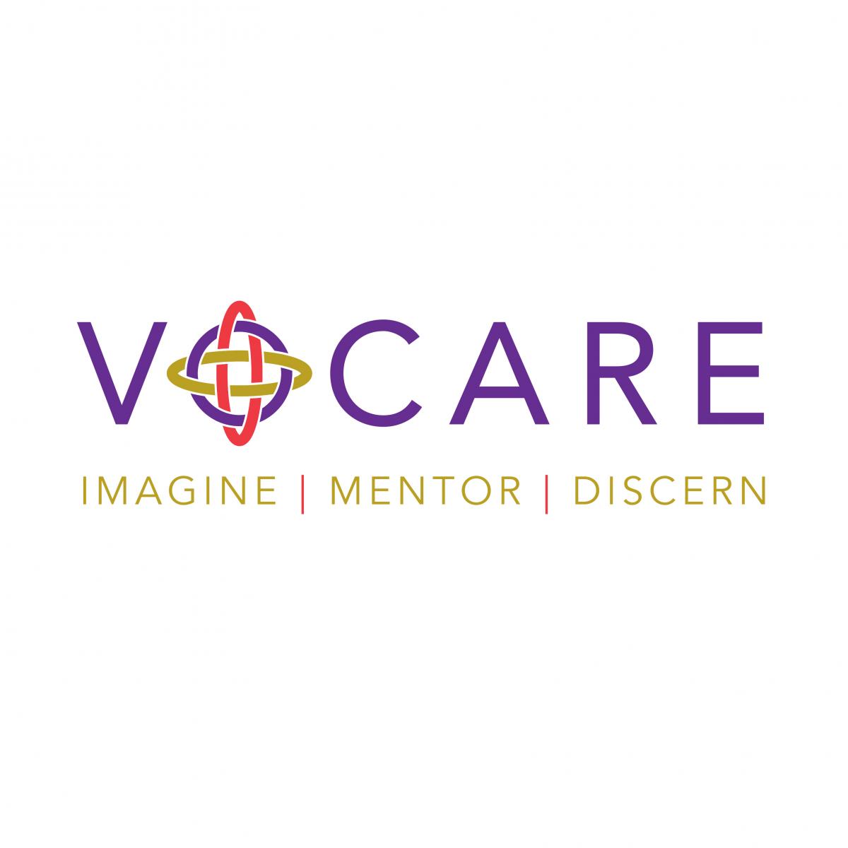 Vocare: Imagine | Mentor | Discern Logo Example