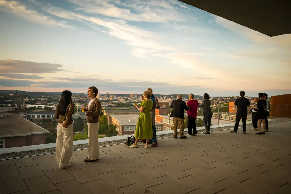 A reception at The Cantor Art Gallery