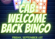 CAB Welcome Back Bingo