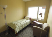 Bedroom at the Joyce Contemplative Center