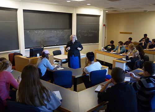 Joanne Pierce, professor of religious studies. Photo by Tom Rettig