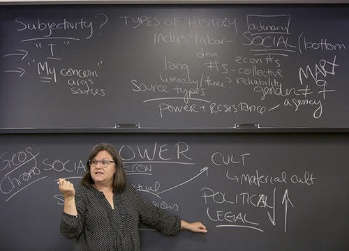 Stephanie Yuhl, professor of history. Photo by Tom Rettig
