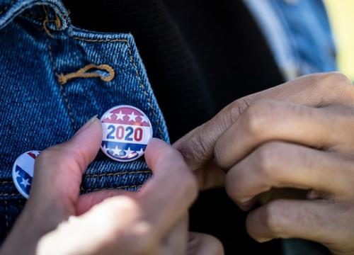 photo of election 2020 pin