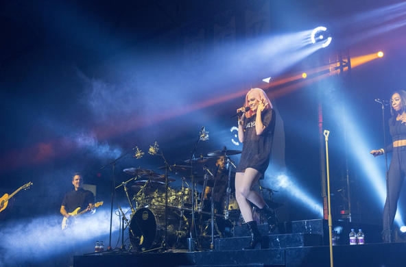 Jessie J performing as part of Spring Concert at Holy Cross