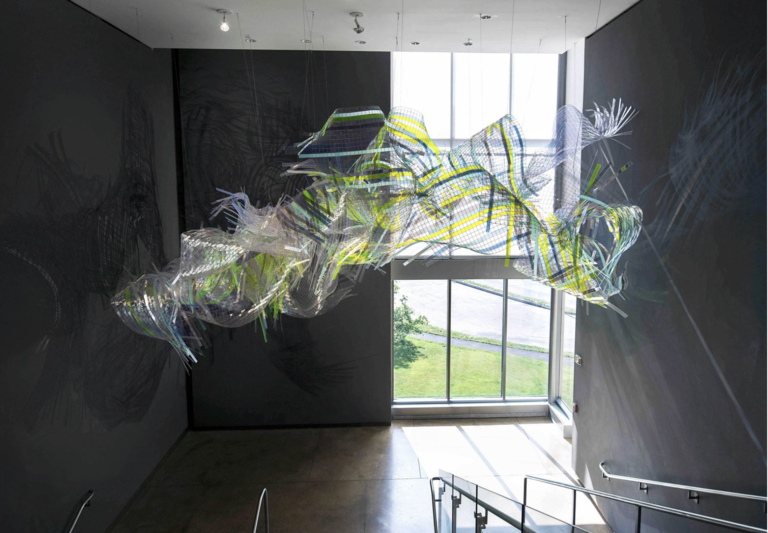 Boundary Conditions, 2014 plexiglass, stainless steel, paint, daylight