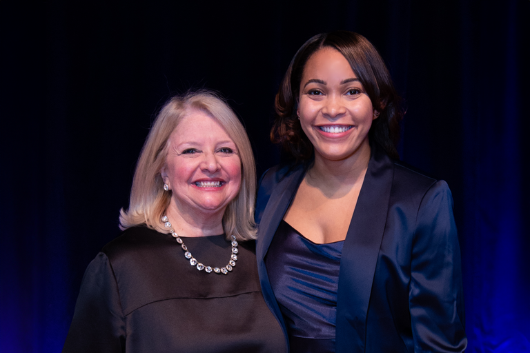 Kathy and Payton, 2024 President Council Co-Chairs at the annual dinner event