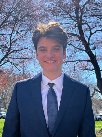 young man wearing a suit