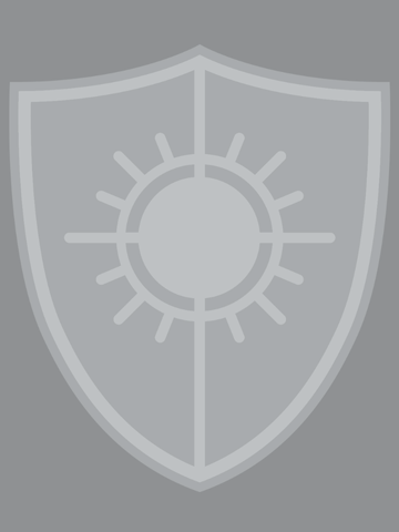 Holy Cross shield in grey 